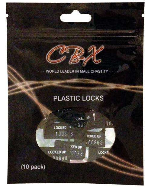 The Soft Hum Plastic Cock Cage Lock - Pack of 10