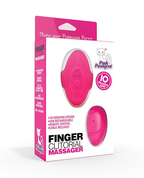 Pink Pussycat Finger Clitorial Massager