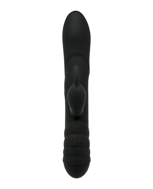 The Soft Hum Adrien Lastic Twister Clitoral Sucker &amp; Vibrating Rabbit - Black - Image 2