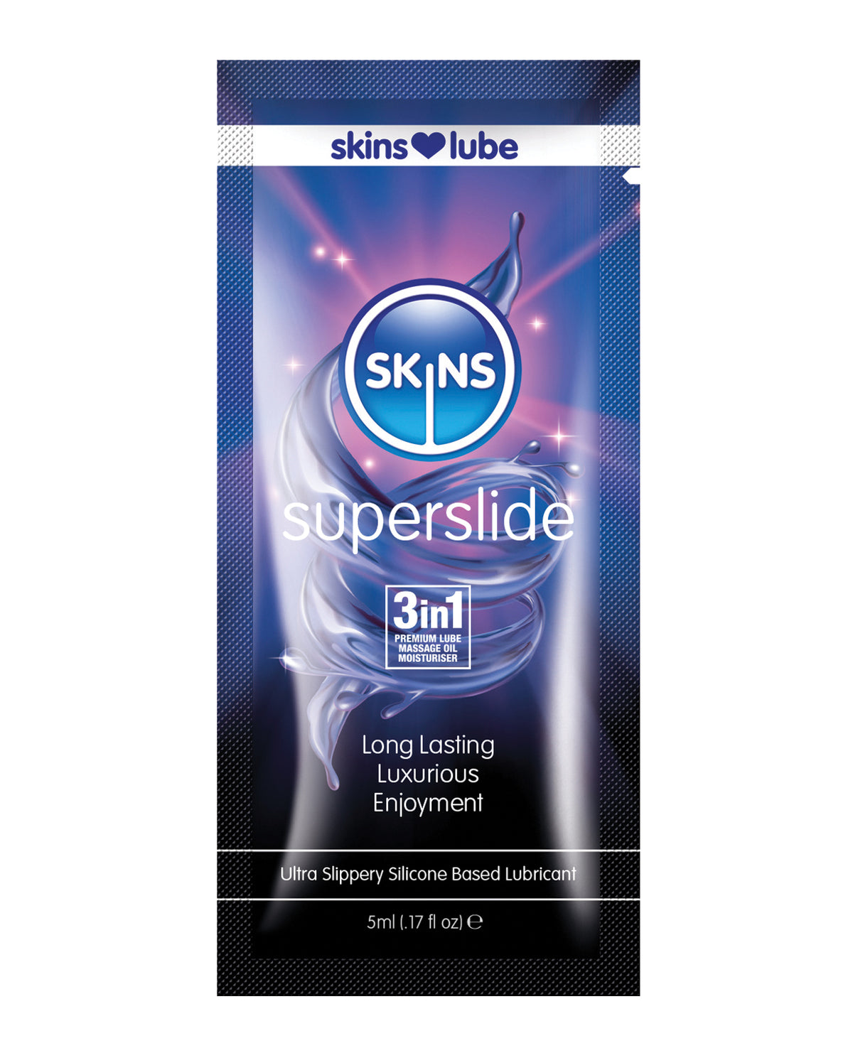 The Soft Hum Skins Super Slide Silicone Based Lubricant - 5 ml Foil