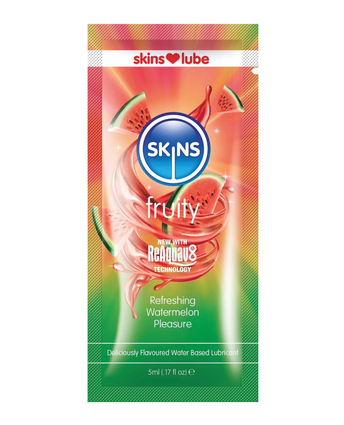 The Soft Hum Skins Water Based Lubricant - 5 ml Foil Watermelon
