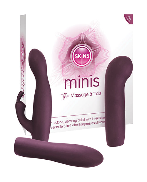 The Soft Hum Skins Minis Massage A Trois - Magenta