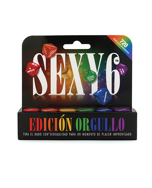 The Soft Hum Sexy 6 Dice Game Pride Edition - Spanish Version