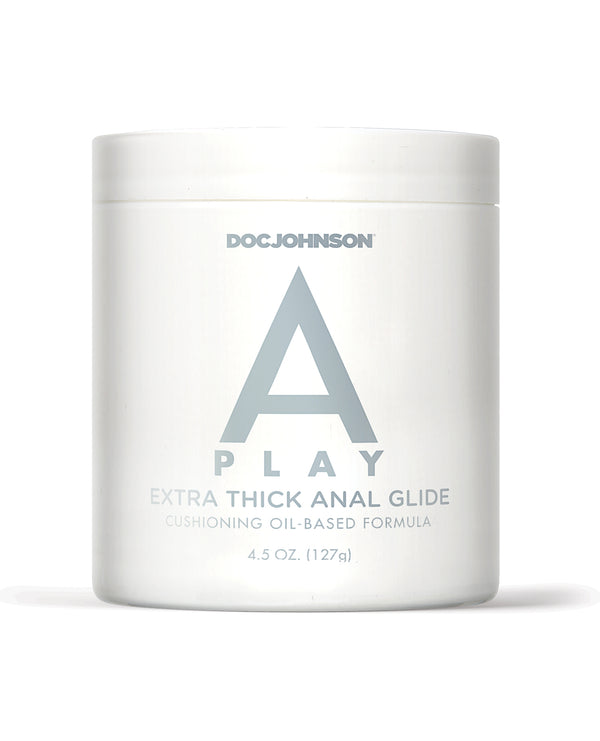 The Soft Hum A Play Extra Thick Anal Glide w/Cushioning Oil based Formula - 4.5 oz