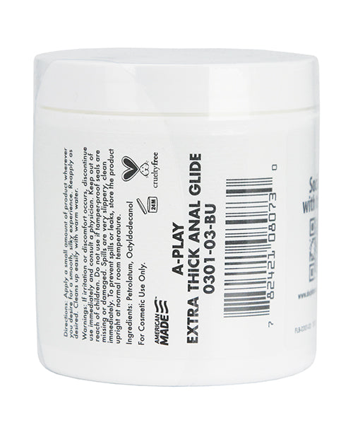 The Soft Hum A Play Extra Thick Anal Glide w/Cushioning Oil based Formula - 4.5 oz - Image 2