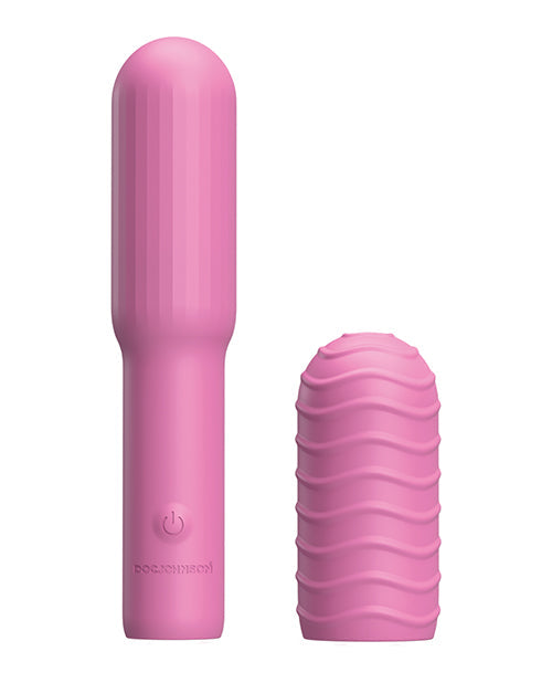 The Soft Hum Pocket Rocket Elite Rechargeable w/Removable Sleeve - Pink