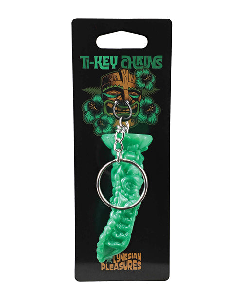 The Soft Hum Polynesian Pleasures TI-Key Chains - Mla Mona Earth Idol - Jade