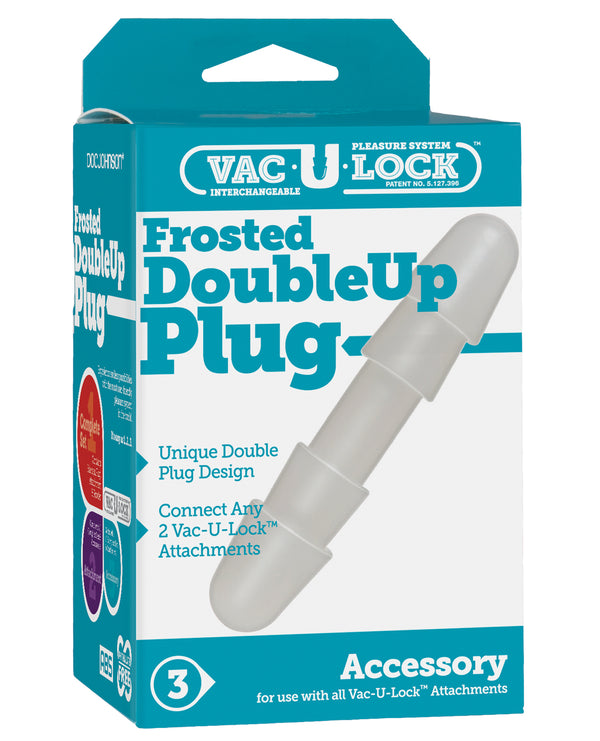 The Soft Hum Vac-U-Lock Double Up Plug - Frosted