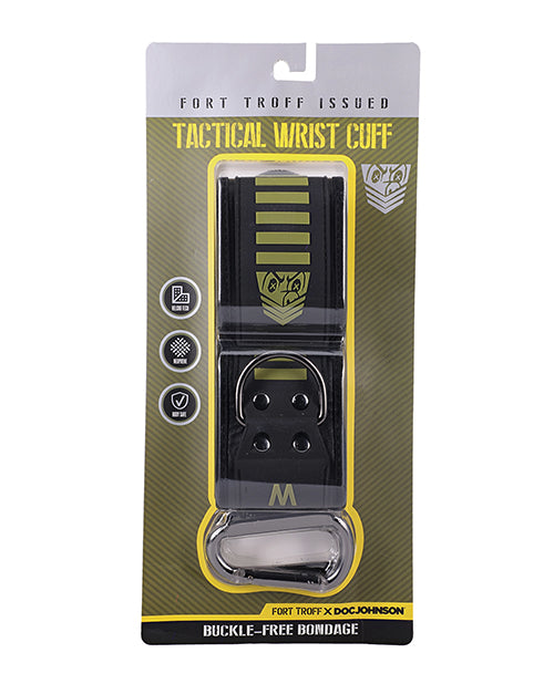 The Soft Hum Fort Troff Tactical Wrist Cuffs - Black/Green