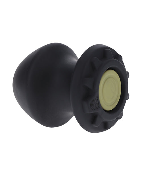 The Soft Hum Fort Troff Kum Keeper Anal Plug - Large, Black