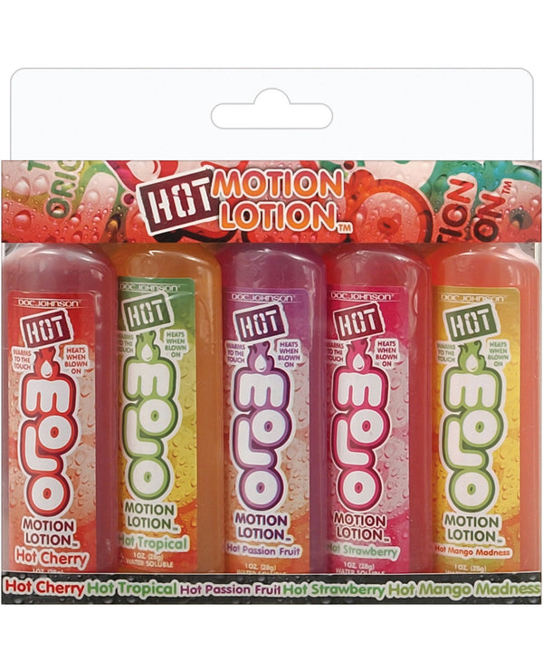The Soft Hum Hot Motion Lotion Kit - 1 oz Asst. Flavors Pack of 5