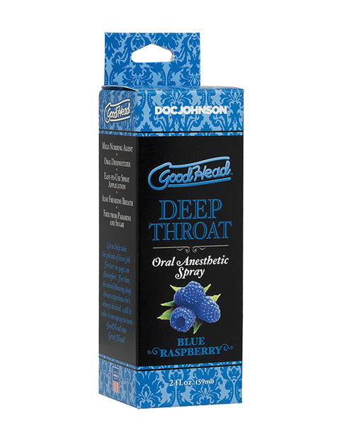 The Soft Hum GoodHead Deep Throat Spray - Blue Raspberry