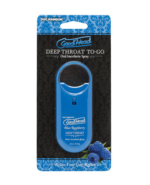 The Soft Hum GoodHead Deep Throat Spray To-Go - Blue Raspberry