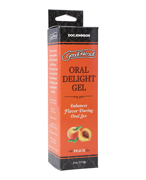 The Soft Hum GoodHead Oral Delight Gel - 4 oz Peach