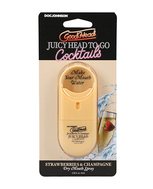 GoodHead Juicy Head Cocktails Dry Mouth Spray To-Go - Strawberries &amp; Champagne