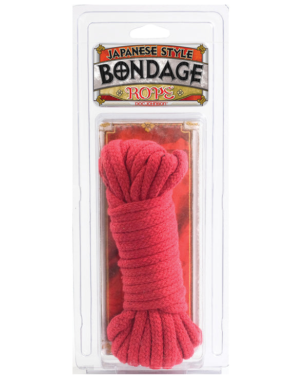 The Soft Hum Japanese Style Bondage Cotton Rope - Red