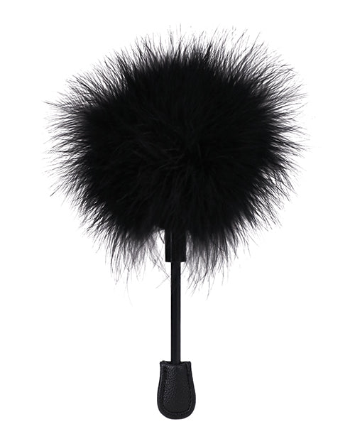 The Soft Hum In A Bag Feather Tickler - Black