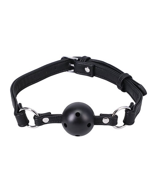 The Soft Hum In A Bag Ball Gag - Black