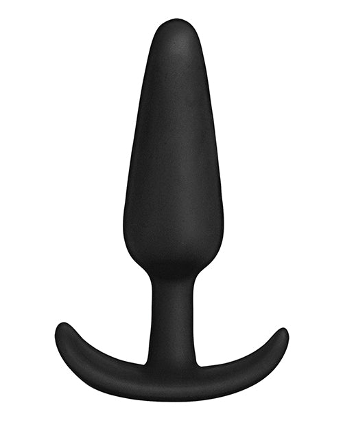 The Soft Hum In A Bag 5" Butt Plug - Black