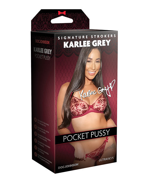The Soft Hum Signature Strokers ULTRASKYN Pocket Pussy - Karlee Grey
