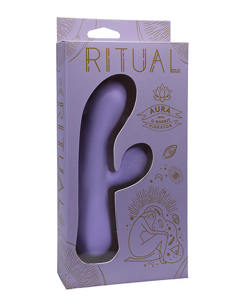 The Soft Hum RITUAL Aura Rechargeable Silicone Rabbit Vibe - Lilac