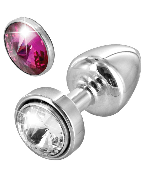 The Soft Hum Diogol Anni Magnetic Stone - 25 mm Clear/Red