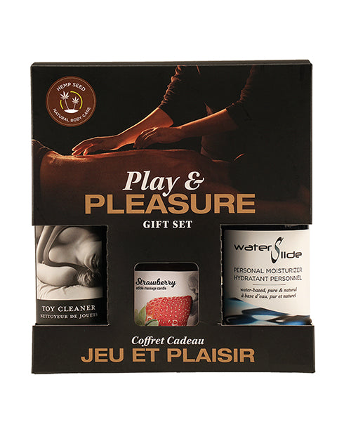 The Soft Hum Earthly Body Play &amp; Pleasure Gift Set - Asst. Strawberry