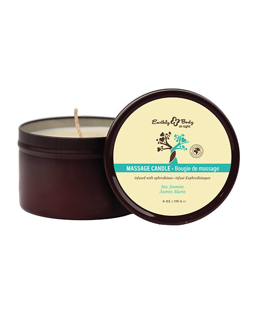 Earthly Body at Night Candle - Sea Jasmine 6 oz