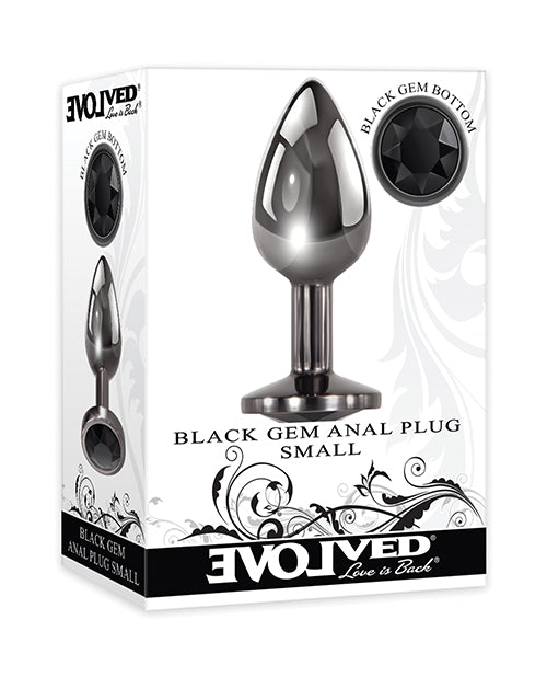 The Soft Hum Evolved Black Gem Anal Plug - Small