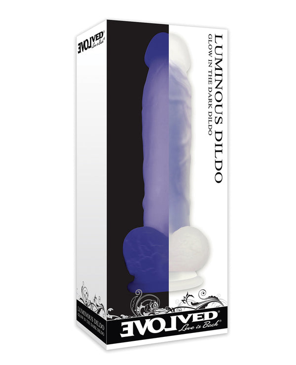 The Soft Hum Evolved Luminous Dildo Non Vibrating - Purple