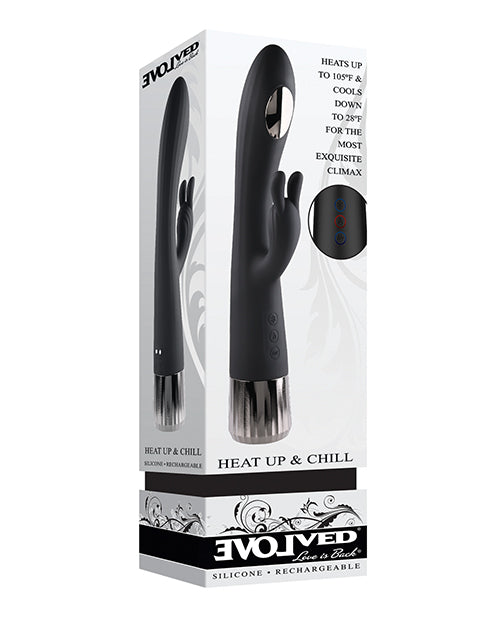 The Soft Hum Evolved Heat Up &amp; Chill G-Spot Rabbit - Black