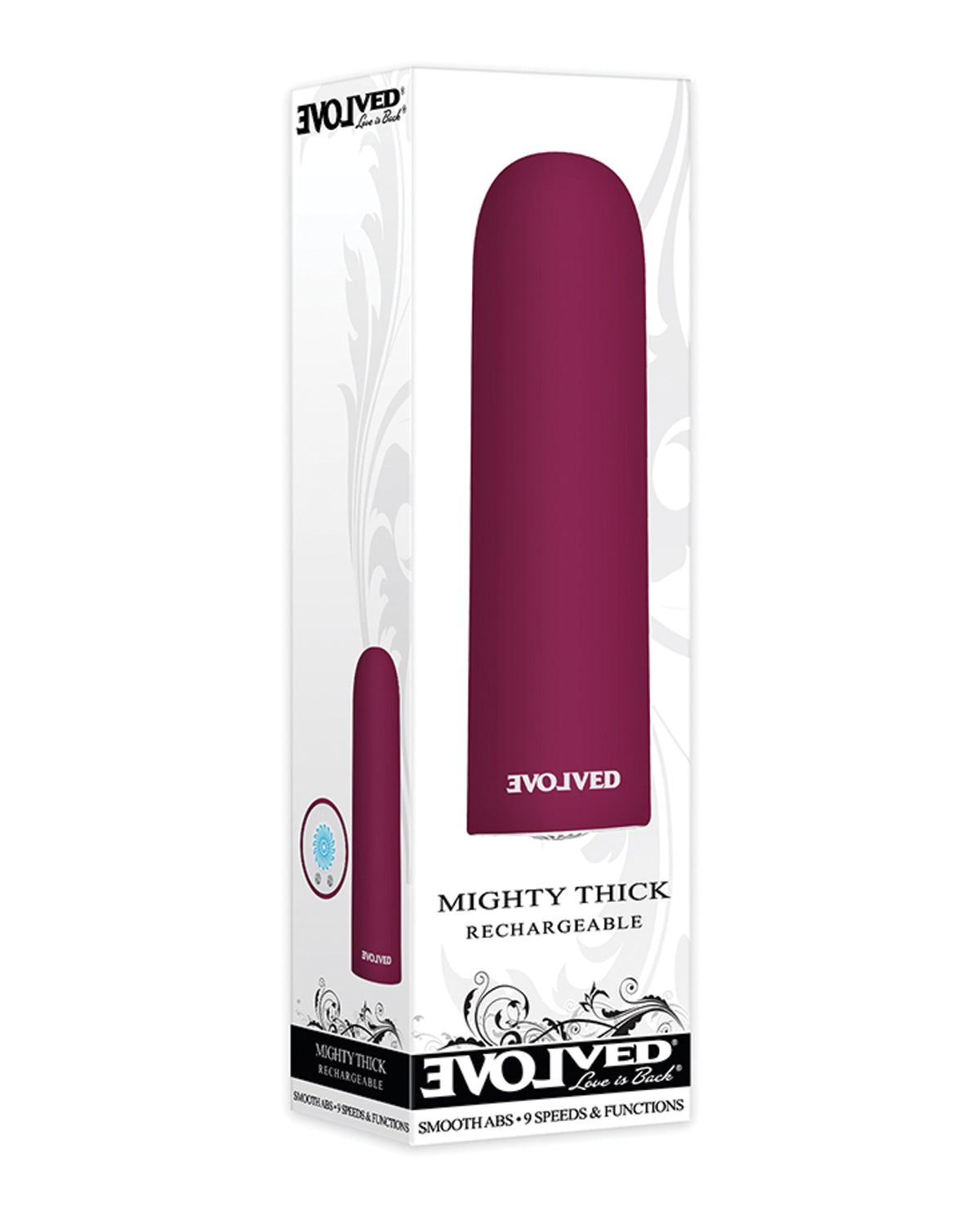 The Soft Hum Evolved Mighty Thick Bullet - Burgundy