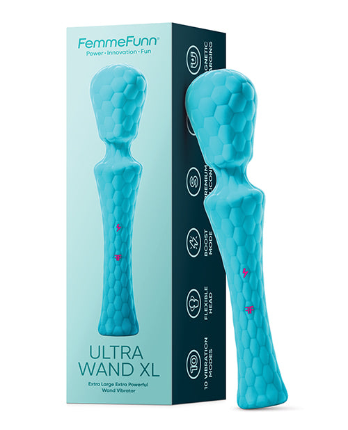 The Soft Hum Femme Funn Ultra Wand XL - Turquoise