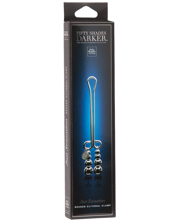 The Soft Hum Fifty Shades Darker Just Sensation Beaded Clitoral Clamp