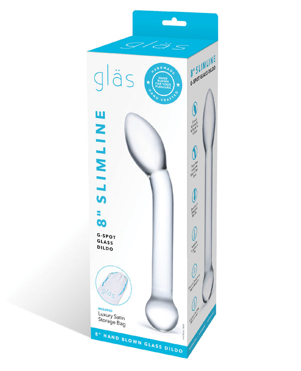 The Soft Hum Glas 8" Slimline G-Spot Glass Dildo
