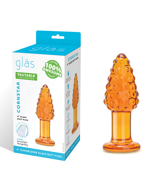 Glas 4" Butt Plug Cornstar