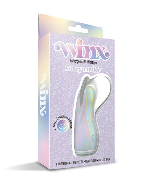 The Soft Hum WINX Fancy Flutter Squishy Silicone Vibrator - Multi-Color