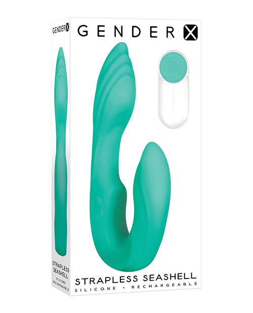 The Soft Hum Gender X Strapless Seashell - Teal