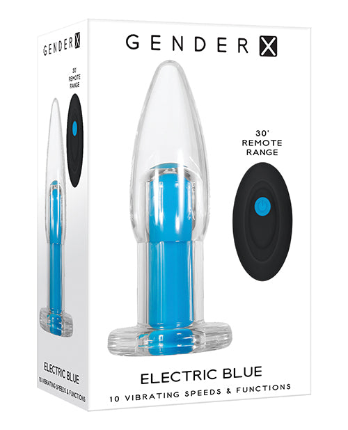 The Soft Hum Gender X Electric Blue - Clear/Blue