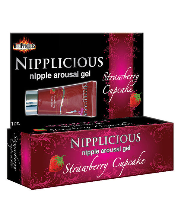 The Soft Hum Nipplicious Nipple Arousal Gel - 1 oz Strawberry
