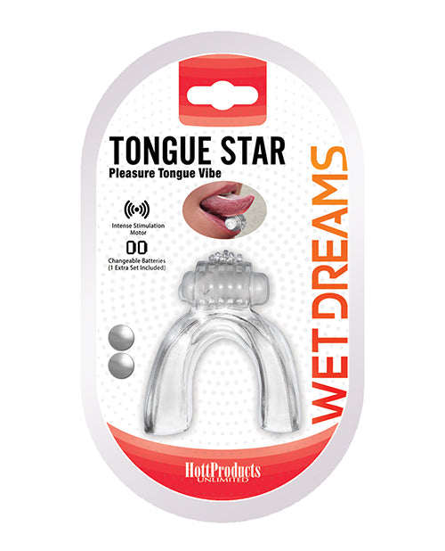 The Soft Hum Wet Dreams Tongue Star Vibe - Clear