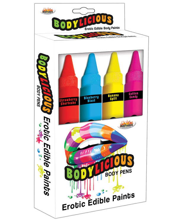 The Soft Hum Bodylicious Edible Pens - Pack of 4