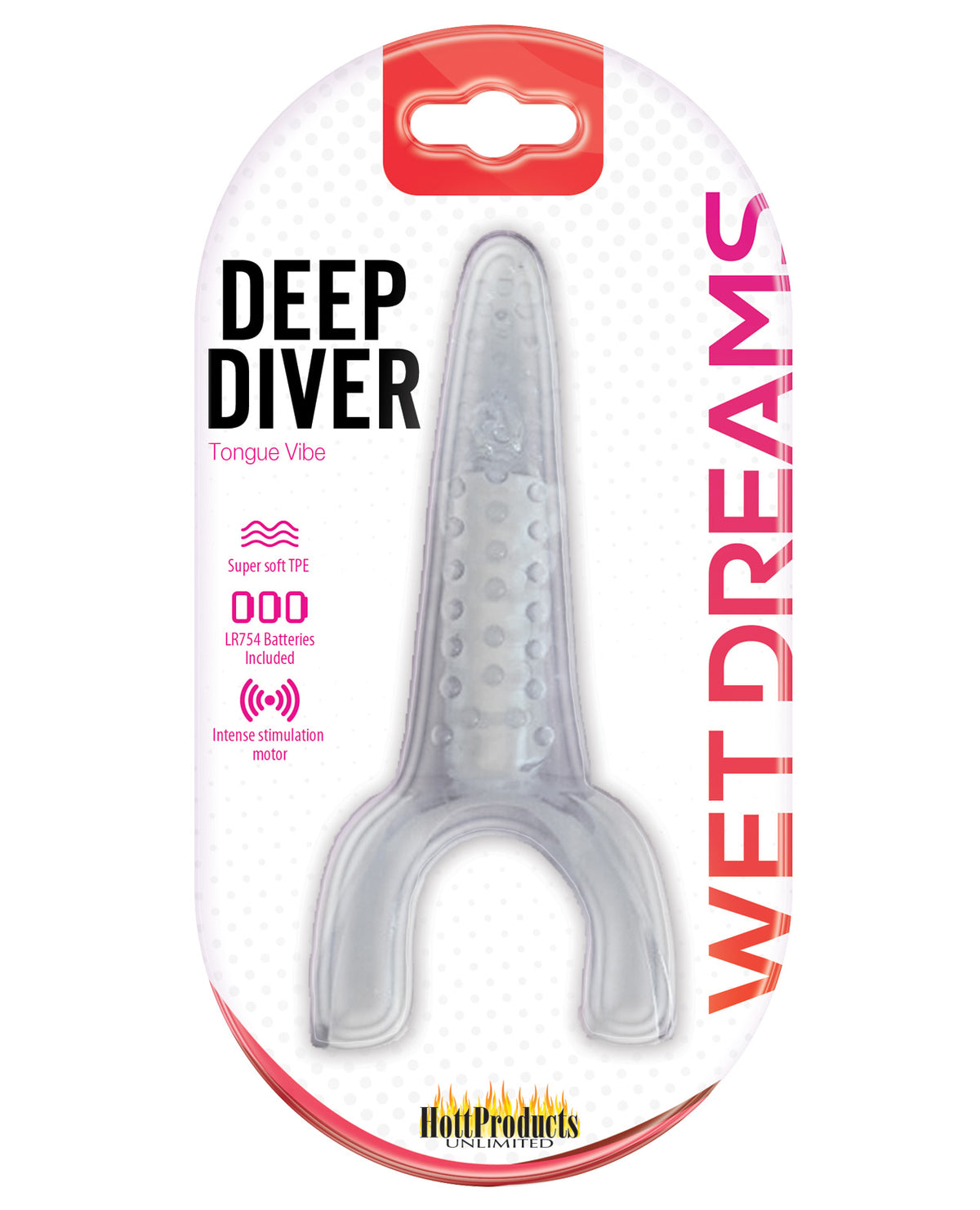 The Soft Hum Tongue Star Deep Diver Vibe - Clear