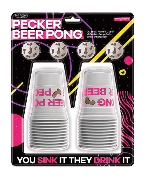 The Soft Hum Pecker Beer Pong Game w/Balls