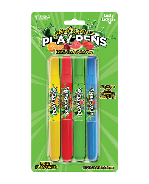 Sweet &amp; Sour Flavored Play Pens - Pack of 4
