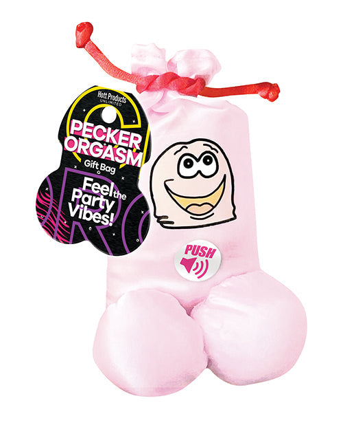 The Soft Hum Pecker Orgasm Gift Bag - Pink