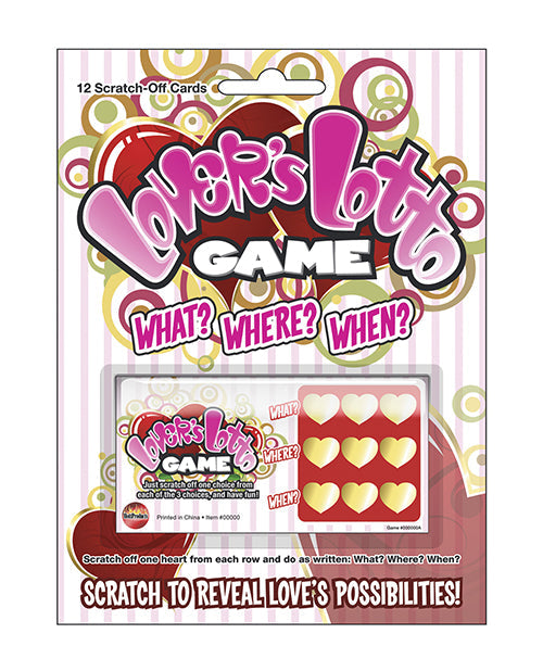 The Soft Hum Lovers Lotto Game Scratch &amp; Play Sex Game