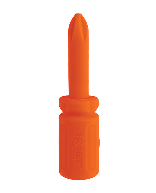 The Soft Hum Sensation Spike the Screwdriver Vibrator - Orange