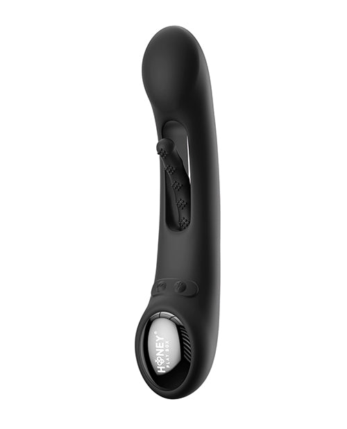 The Soft Hum Tempo Pressure Sensing App-Controlled Flapping Vibrator - Black