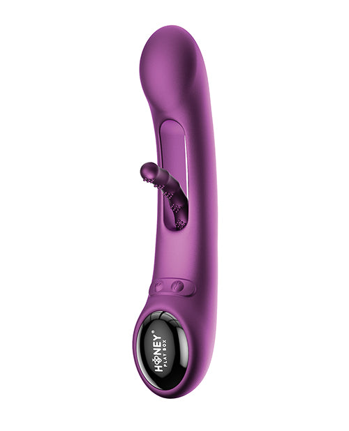 The Soft Hum Tempo Pressure Sensing App-Controlled Flapping Vibrator - Purple